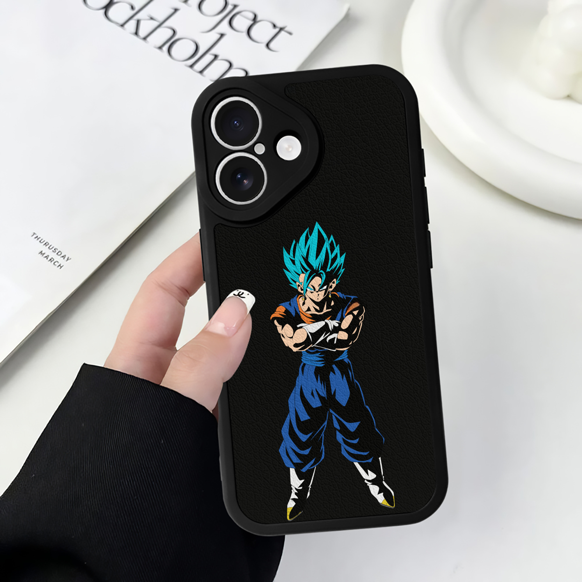 （画像用） ドラゴンボール ベジット DRAGON BALL Vegetto 【iPhone 16シリーズ対応】シリコンスマホケース（レザー調） 材質：シリコン